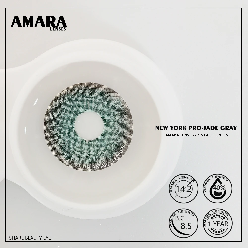 Haa4f6894a71b4327b7bab6240d2bcb696 Beauty-Health AMARA Color Contact Lenses 1Pair York PRO Series Beauty Pupilentes Color Contacts Lens Cosplay Colored Contact Lenses for Eyes