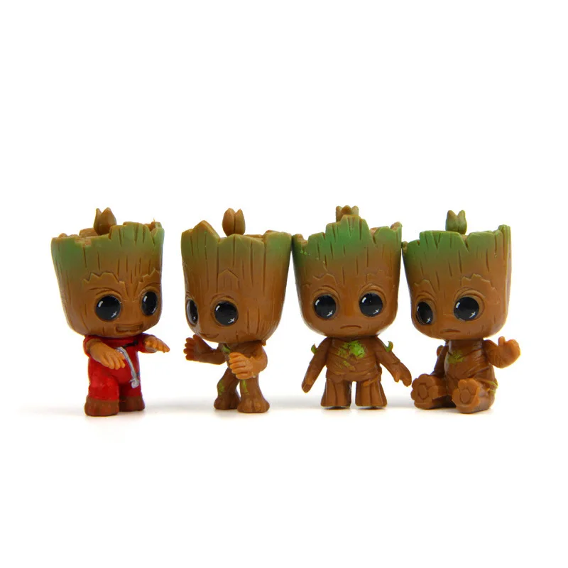 Strongwell Baby Groot кукла модель Дерево человек Marvel стражи Грут галактика Мстители торт декоративные детские игрушки мультфильм