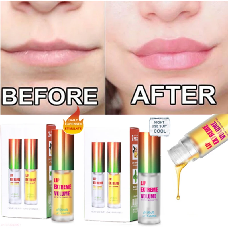 

Instant Volumising Lip Plumper Collagen Lip Plumping Gloss Moisturizer Repair Lip Extreme Volume Essence Lips Enhancer Cosmetics