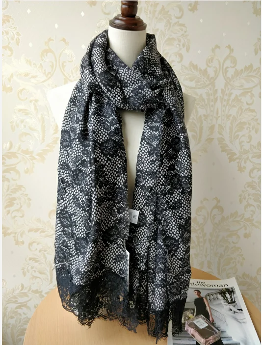 new German Brand Womens High Quality Scarf womens scarves, Autumn fashion scarves Shawl - Цвет: Темно-фиолетовый