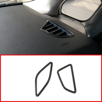

Car Accessory Left Handle drive Carbon Fiber ABS Dashboard AC Vent Outlet Frame Trim For BMW 2 Series F45 F46 218i 220i 15-2018