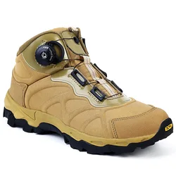 ESDY – bottes tactiques légères à réponse rapide pour l'extérieur, chaussures de randonnée à boucle automatique, bottes de Combat militaires 