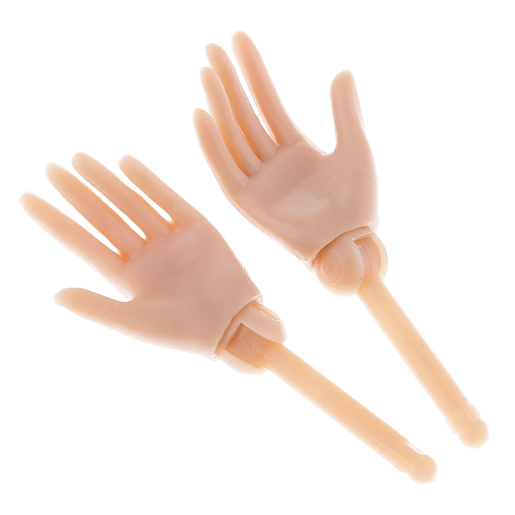 New 1:6 Scale Plastic Female Movable Hands Set for 12