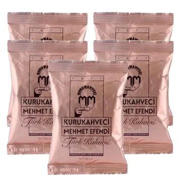 

Turkish Coffee 5 x 100gr Kurukahveci Mehmet Efendi Turkish Coffee, 3.52 oz/per pack, 5 pack (5 x 100gr) Made In Turkey