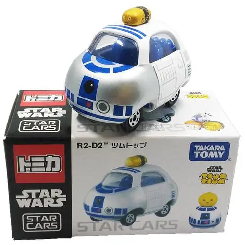 TOMICA литые под давлением R2D2 фигурки модель автомобиля такатра Tomy космический корабль миллениума Сокол Звездные войны фигурка йода мастер игрушка - Цвет: R2-D2