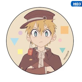 

Anime Jibaku Shounen Hanako-kun Nene Yashiro Teru Minamoto Hanako Japan Cosplay Bedge Cartoon Bags Badge Button Brooch Pin Gift