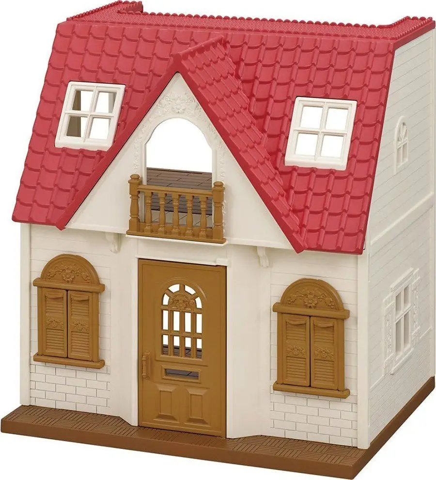Sylvanian Families Red Roof Starting House - Doll House Accessories