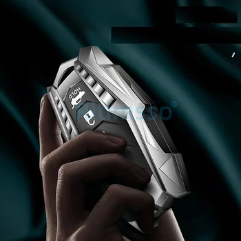 Custodia in lega di zinco silicone per chiave auto per Nissan Altima Qashqai J10 J11 x-trail t31 t32 dà dei colpi Tiida Pathfinder Murano Note Juke - Custodia in lega di zinco silicone per chiave auto per Nissan Altima Qashqai J10 J11