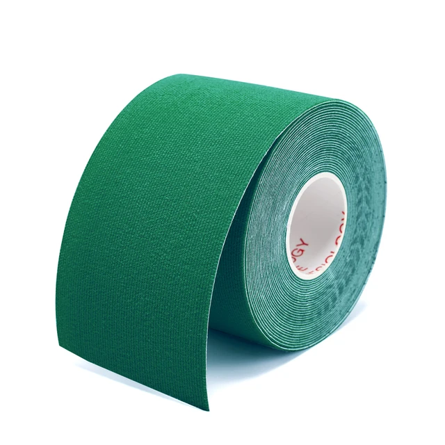 5 Size Kinesiology Tape Muscle Bandage Sports Cotton Elastic Adhesive Strain Injury Tape Knee Muscle Pain Relief Stickers Dark Green