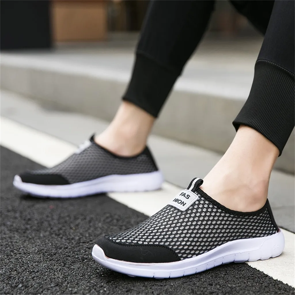 KANCOOLD Running Shoes Men Sneakers Wild Mesh Cloth Athletic Comfortable Lightweight Walking Leisure Sports Board Shoes 109#4