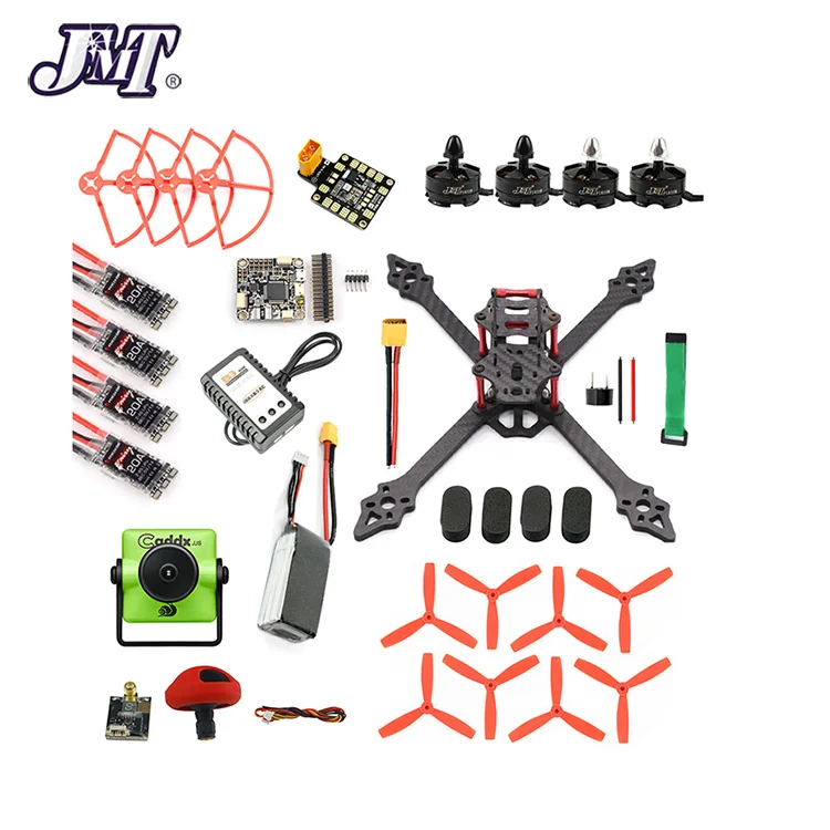 DIY RC Racer Drone XSR220 220 мм рама 2,4G 8CH Квадрокоптер Betaflight F4 Pro V2 V3 Turbo S1 камера 5,8G VTX FPV монитор дисплей - Цвет: F4 V2 Combo 10