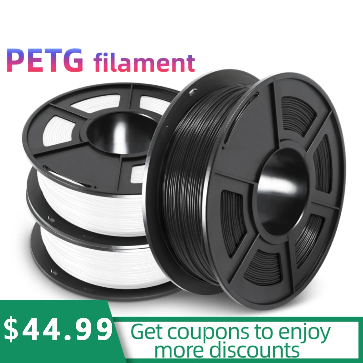 

PETG 3Color 3d Printer Filament of SUNLU 3d Printer sublimation kit Material sensible solid cloth element uv resin template