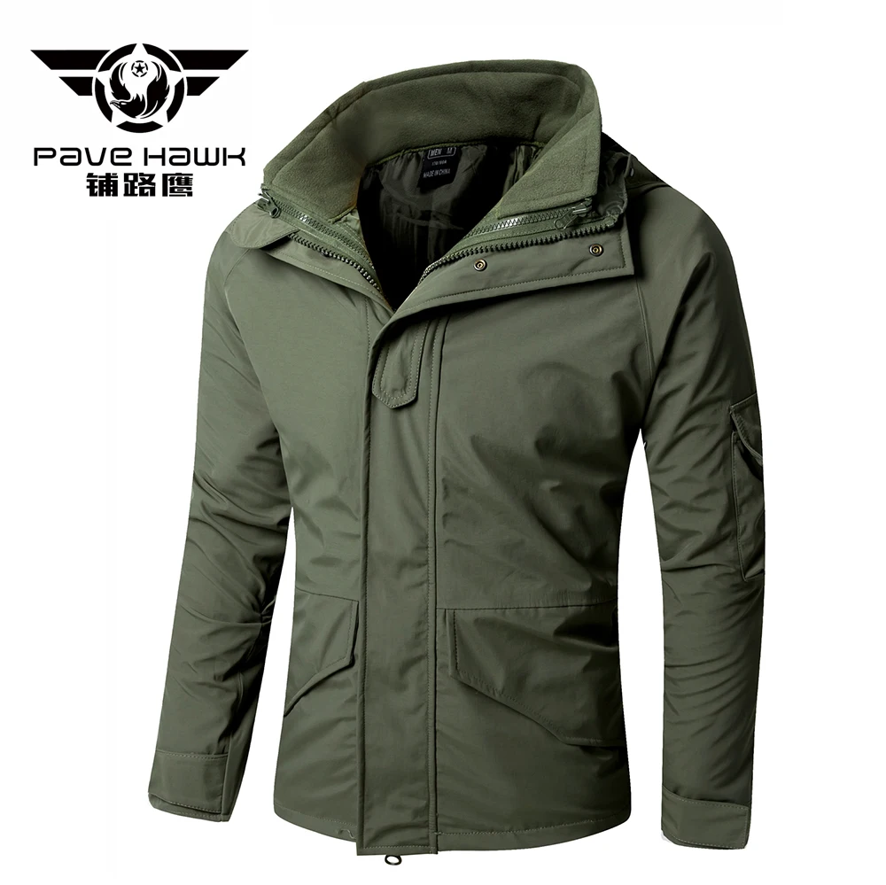 PAVEHAWK куртка в стиле милитари мужские тактические армейские Soft Shell прокладочным