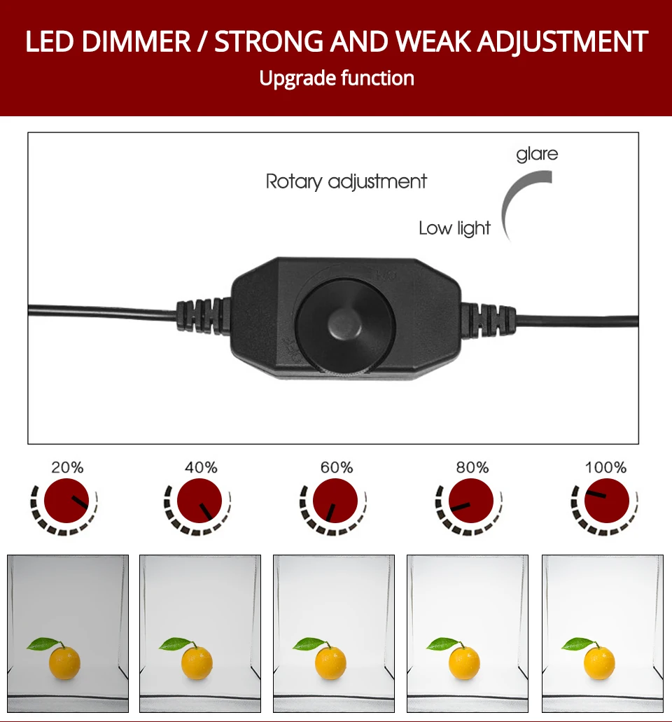 Najtaniej Travor F40 LED składane Photo Studio Softbox ulubionych 40*40 lekki namiot z biały żółty czarny tło akcesoria pole światła