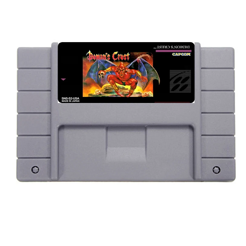 Горячая Распродажа 16bit 46pin карточки для Супер игры-Demon's Crest | Электроника