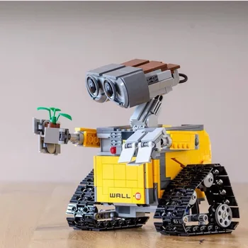 

New MOC RC Power Robot WALL E Idea Technic Figures Model Building Block Bricks Diy Toy Gift Kid Birthday Lepinings 16003 21303