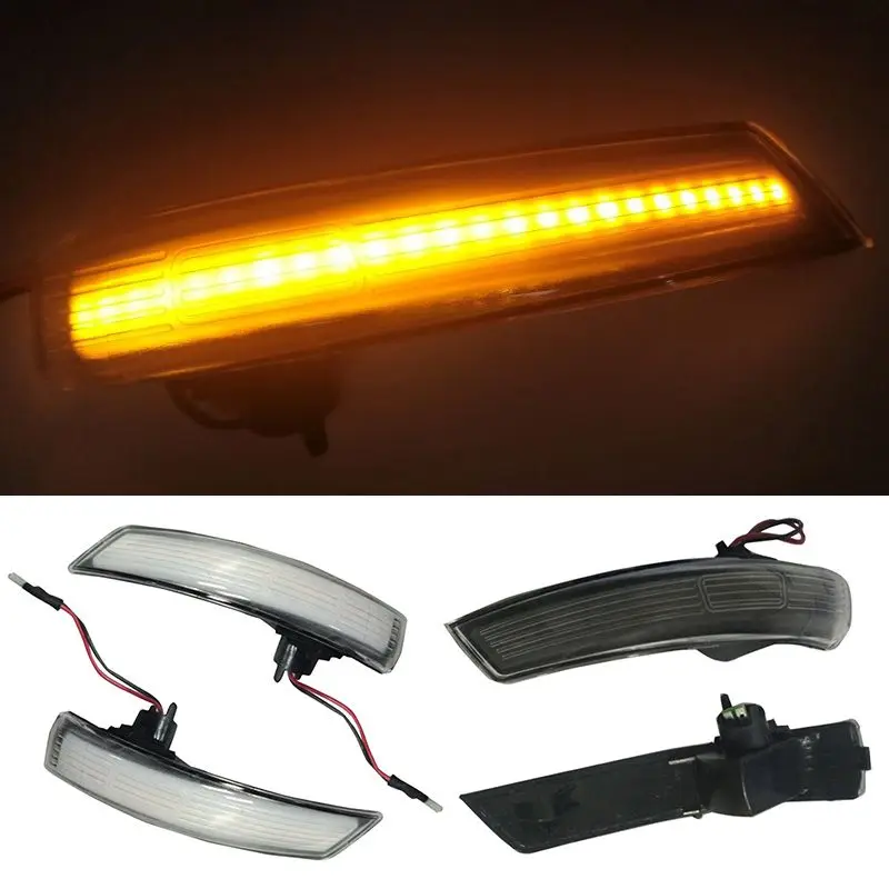 

2Pcs Flowing LED Turn Signal Light Side Mirror Dynamic Indicator for Ford Focus U1JF
