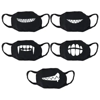 

5pcs Cool Unisex Cotton Anti Dust Face Mouth Mask Washable Anti-fog Mask Filter Earloop for Man Woman