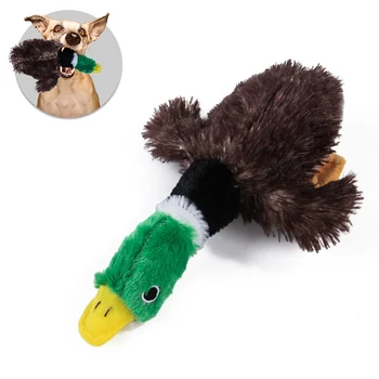 

New Dog Chew Toy Realistic Duck Type Squeaky Dog Toys Tooth Cleaning Bite Resistant Pet Training Toys for Small Medium Dogs Pupp