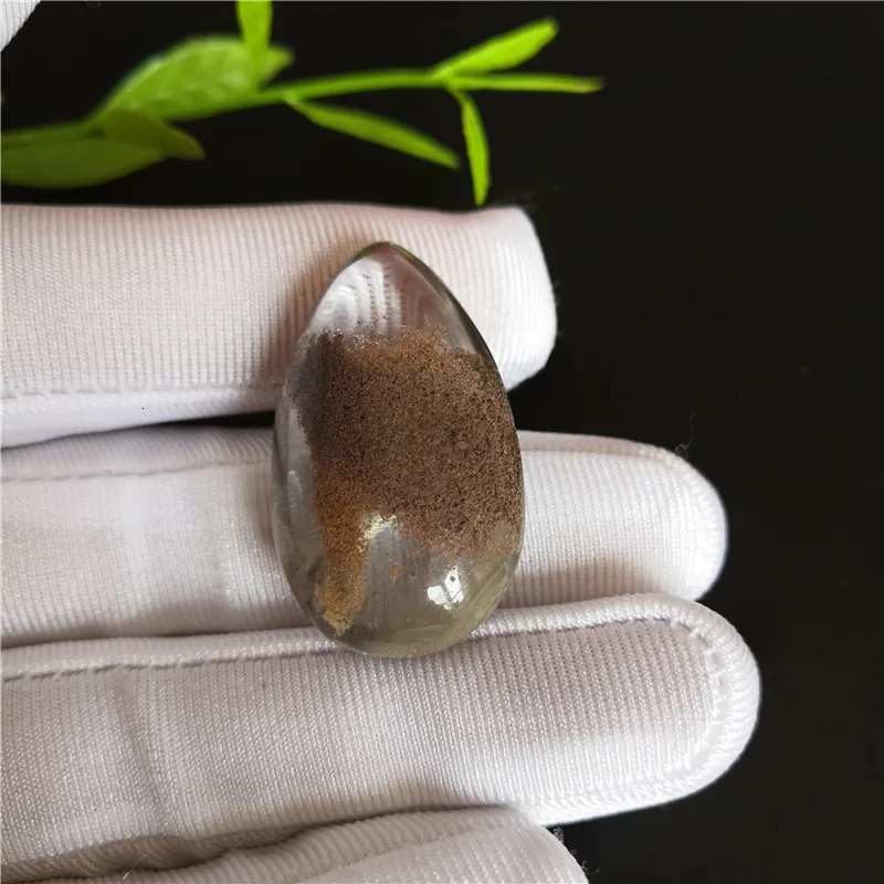 AA++ Редкий Натуральный Красный Ghost Phantom Quartz кристалл кулон образец для коллекции