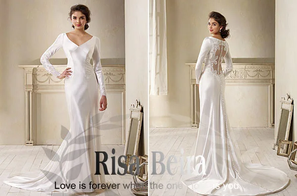 Gratis verzending 2018 Vintage lange mouwen lange beknopte sexy backless kant Mermaid elegant bridal gown moeder van de bruid jurken Gratis verzending 2018 Vintage lange mouwen lange beknopte sexy backless kant Mermaid elegant bridal gown moeder van de bruid jurken