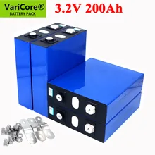 VariCore 3.2V 200Ah LiFePO4 lithium battery 3.2v 3C Lithium iron phosphate battery for 12V 24V battery inverter vehicle RV