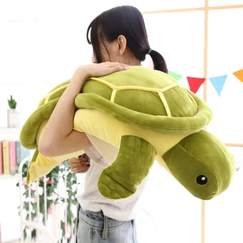 

Creative Down Cotton Colored Turtle Doll Pillow Plush Toy Turtle Sleeping Pillow Doll Birthday Gift for Kids