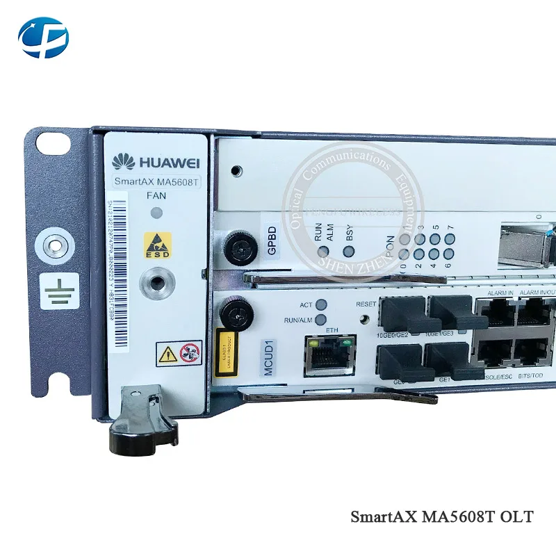 И абсолютно HUA WEI MA5608T OLT GPON 10g устройство 1* MCUD 1+ 1* MPWD+ GPBD 816 порт 8PON C+ 5608T AC gpon OLT