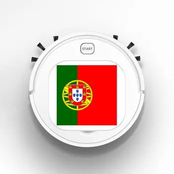 

1800pa 3 in 1 Smart Robot Vacuum Cleaners Rechargeable USB Auto Smart Dry Wet Mop Clean Robot Sweeping Cleaner flag of portugal