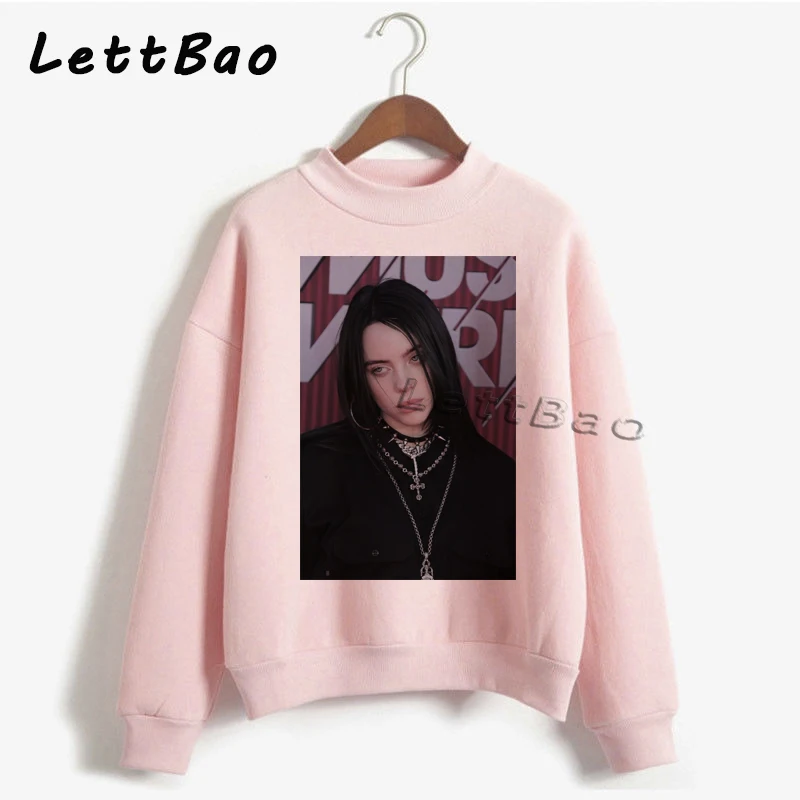 11 Billie Eilish толстовки свитер уличная Эстетическая Готическая Moletom Feminino Ullzang Harajuku на заказ Женская толстовка Femme 90s - Цвет: 11