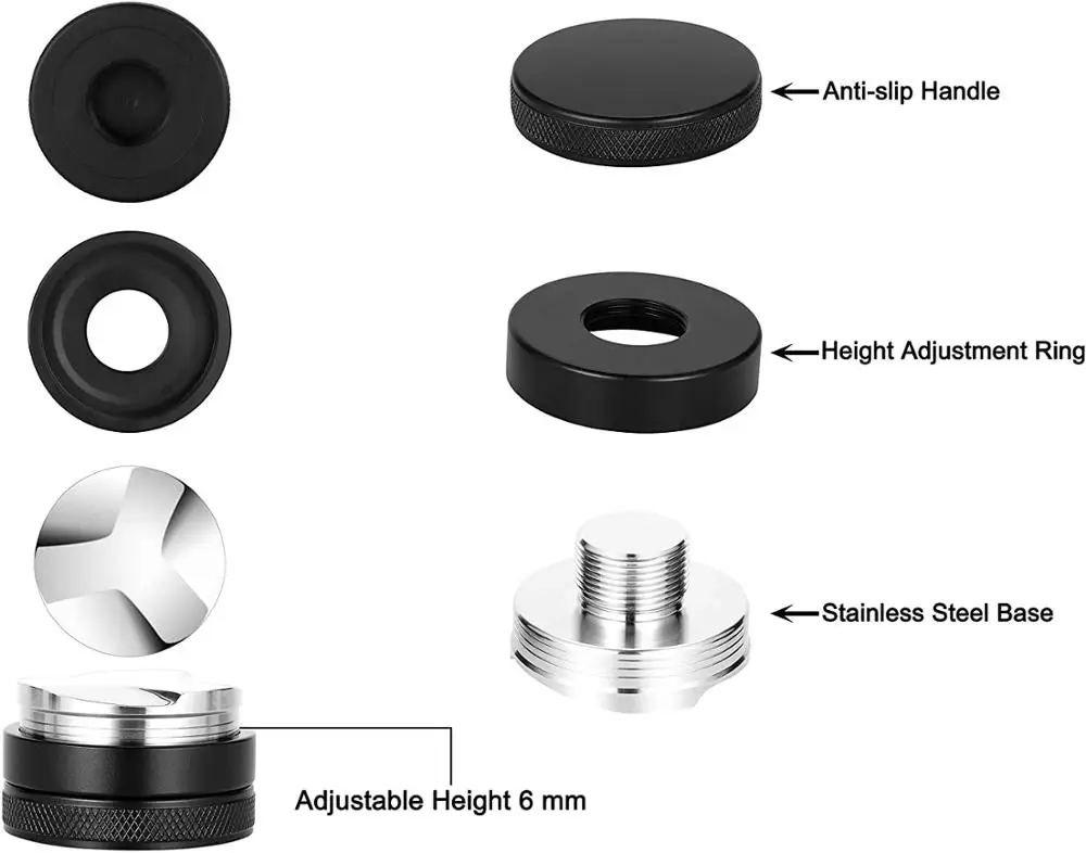 51mm Coffee Distributor Espresso Tamper 