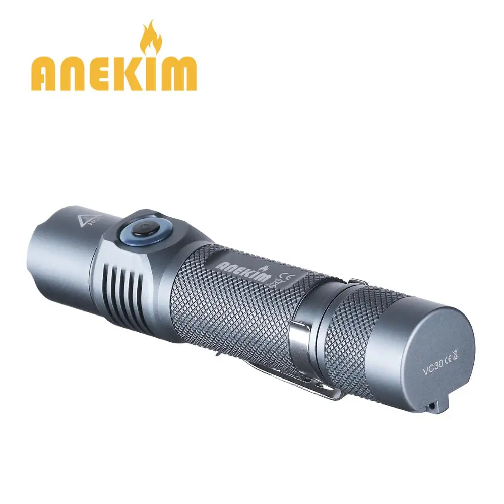 ANEKIM VC30 P9 Тактический 1050lm светодиодный фонарик с индикатором питания ATR, USB зарядка, хвост Магнитный 18650 EDC фонарик