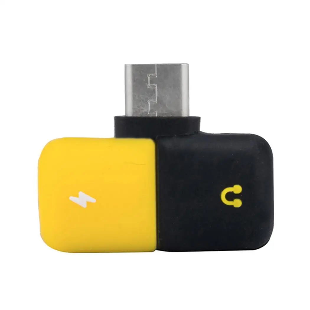 

Mini Capsule Pill Shape Type-C Adapter Splitter 3.5mm Audio Line Charger