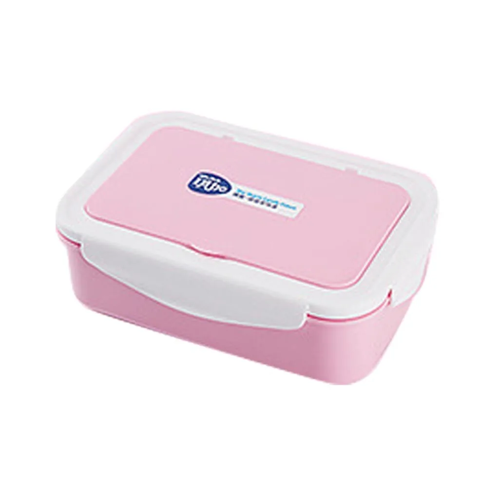 Пластиковый Ланч-бокс bento box для офиса, студентов, микроволновой печи, с подогревом, контейнер для пикника, Герметичный Термос, Ланчбокс
