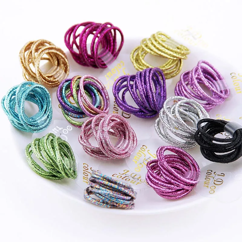 Kids Hair Rope Hair Accessories Scrunchy Candy Color Elastic Hair Bands Girls Decorations Headbands Rubber Band
