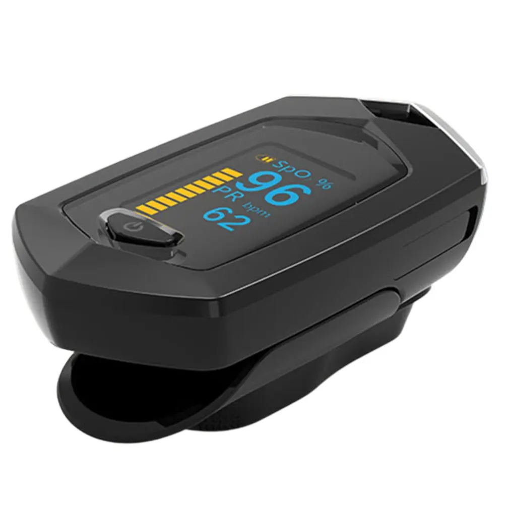 

Finger Clip Pulse Oximeter OLED Screen Built-in Lithium Battery Oximeter Blood Oxygen Saturation Monitor