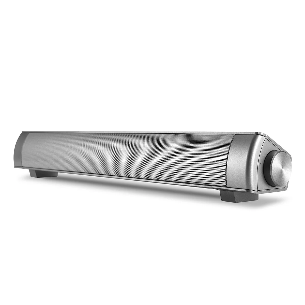 Silver gray Беспроводной динамик Саундбар домашний кинотеатр динамик bluetooth SPDIF оптический Aux линейный звуковой бар для Светодиодный ТВ - Цвет: Silver gray
