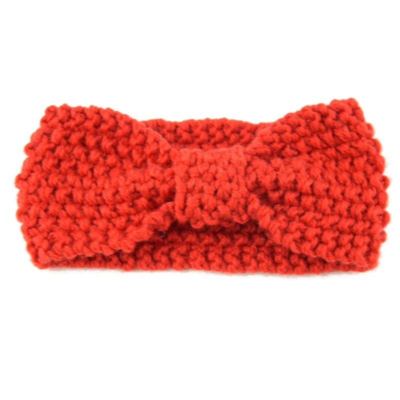 hair clips for women Winter Knitted Elastic Headbands soft warm women hair bands Knitting Wool Hairband Crochet Bow Wide turban Hair Accessories banana hair clips Hair Accessories