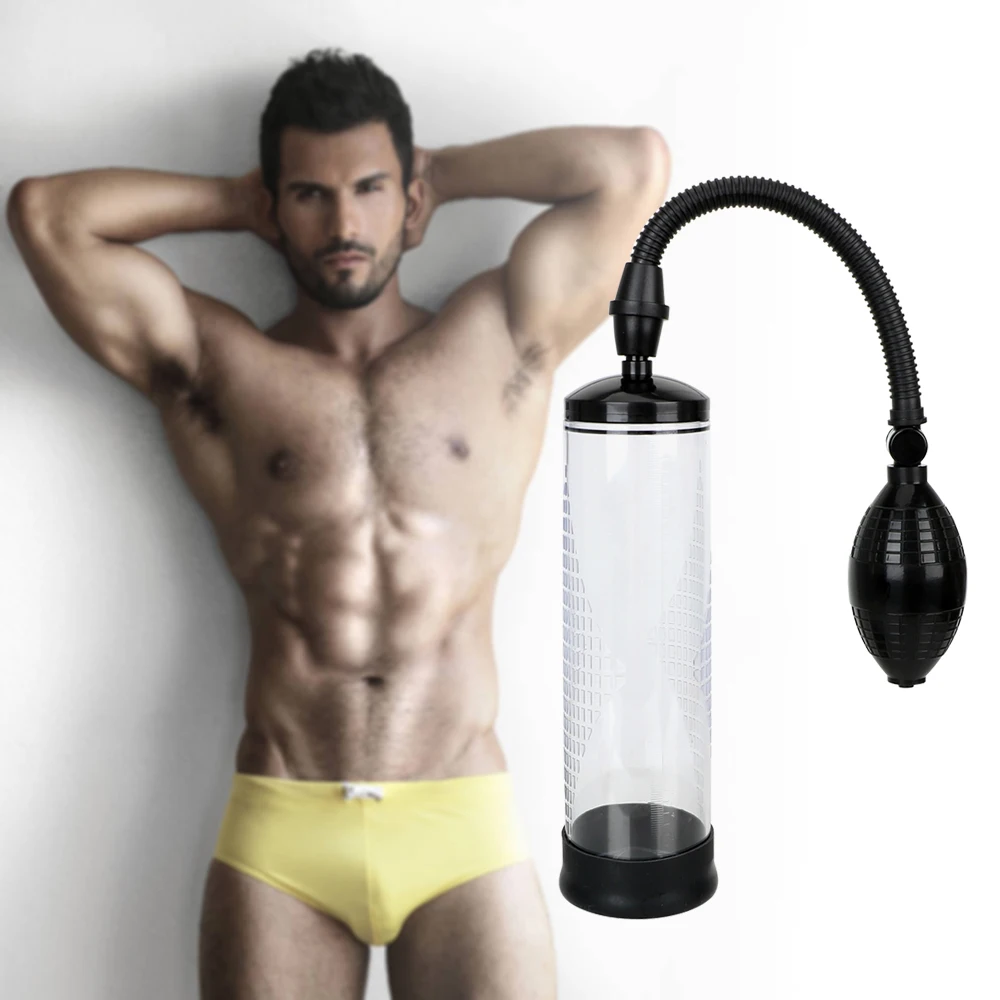 Pompe à vide pour hommes, jouets sexuels pour agrandissement de l'érection manuelle, entraîneur d'extension du pénis, masturbateur masculin_voghion.com