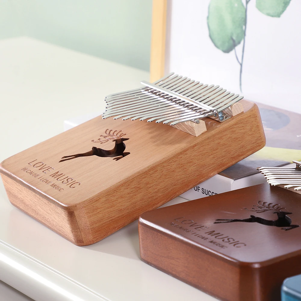 

Kalimba 17 key Finger Thumb Piano Mbira Music Box Calimba 21 Keys Mini Piano Mahogany Wooden Acacia Musical Instruments 30 key