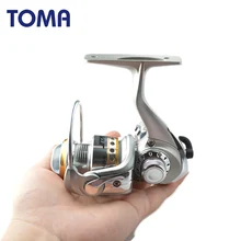 TOMA мини Рыболовная катушка Спиннинг 7+ 1BB 5,2: 1 500 приманки колеса предзагрузка спиннинговое колесо Сверхлегкий Пресноводная Рыбалка