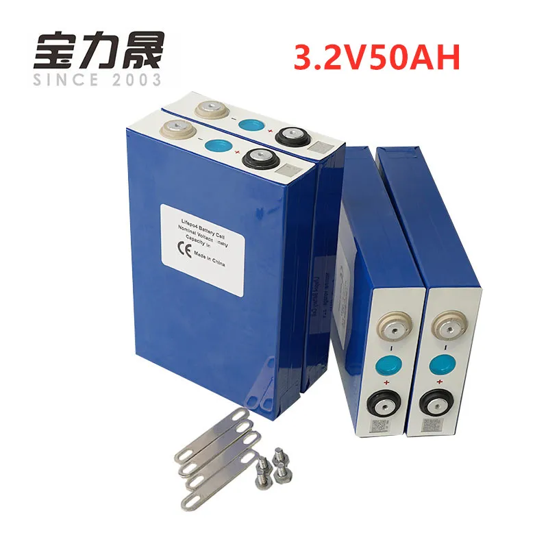 4 шт 3,2 v 50Ah lifepo4 ячейки 3,2 v lifepo4 литий-ионная аккумуляторные батареи с длительным сроком службы Аккумулятор для электровелосипеда солнечная энергетическая система ЕС и США без оплаты ввозной пошлины