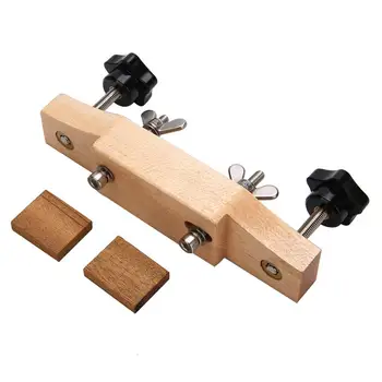 

Solid Maple Stainless Steel Guitar Bridge Install Clamp Luthier Tool Guitar Part