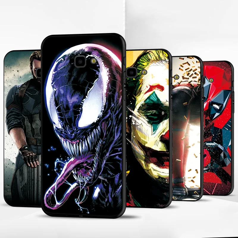 Черный ТПУ чехол для телефона Venom Joker для samsung Galaxy J7 Prime чехол для samsung J2 J5 Prime J7 J3 J4 J6 Plus