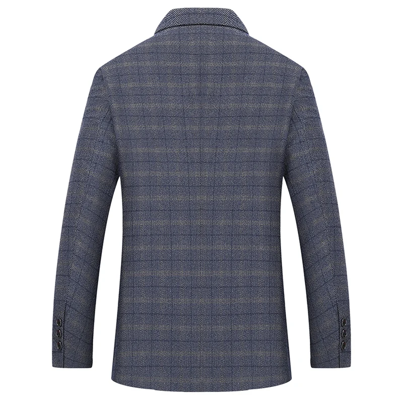 Большие размеры 10XL 8XL 6XL 5XL, новинка, весенне-осенняя мужская куртка, мужской пиджак в британском стиле, Мужской Блейзер, модный тонкий мужской повседневный блейзер