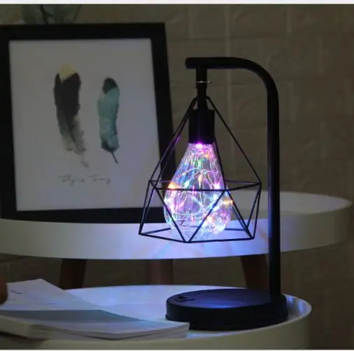 Battery/USB style Led Night Lights Lamp Vintage Creative Decoration Bar Desk Table Lamps Festival Atmosphere Lights