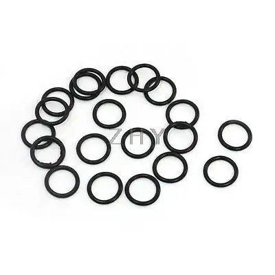 

63/64" x 47/64" Sealing Oil Filter PU O Rings Washers Gaskets 20Pcs