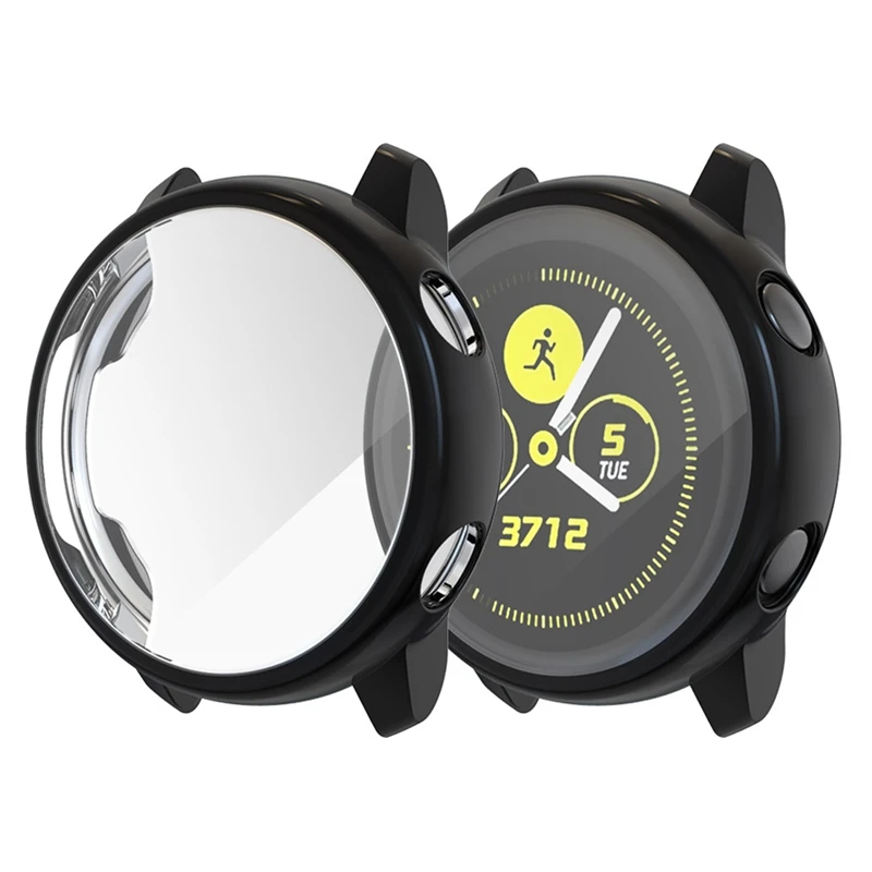 2 шт Защитный чехол для экрана для samsung Galaxy Watch Active All-Around ультра-тонкая мягкая Защитная силиконовая крышка для Galaxy Acti