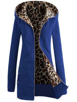 

Autumn Warm Parka Women Oversize Jacket Women Coats Hooded Pockets Coats Female Parka Thick Leisure Female Coats Zipper