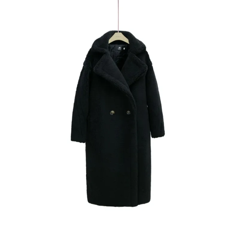 MONMOIRA розовое длинное плюшевое пальто для женщин, зимнее теплое Женское пальто из искусственного меха, Дамская плюшевая куртка 8 цветов, Дамское пальто для улицы